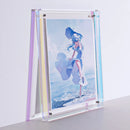 Marco de Fotos Acrílico Transparente Moderno para Pared y Mesa