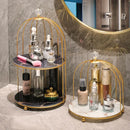 Organizador vintage de maquillaje y perfume