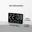 Reloj Despertador Digital LED con Temperatura y Doble Alarma