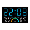 Reloj Despertador Digital LED con Temperatura y Doble Alarma