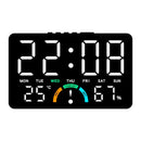 Reloj Despertador Digital LED con Temperatura y Doble Alarma