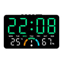 Reloj Despertador Digital LED con Temperatura y Doble Alarma
