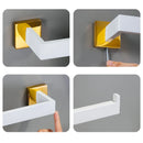 Juego de Accesorios de Baño Oro Blanco Acero Inoxidable 304