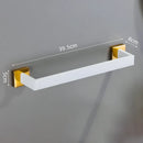 Juego de Accesorios de Baño Oro Blanco Acero Inoxidable 304