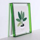 Marco de Fotos Acrílico Transparente Moderno para Pared y Mesa
