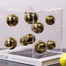 Adorno Decorativo Moderno con Bola Acrílica para Sala y Hoga