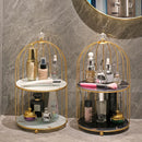 Organizador vintage de maquillaje y perfume