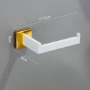 Juego de Accesorios de Baño Oro Blanco Acero Inoxidable 304