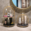 Organizador vintage de maquillaje y perfume